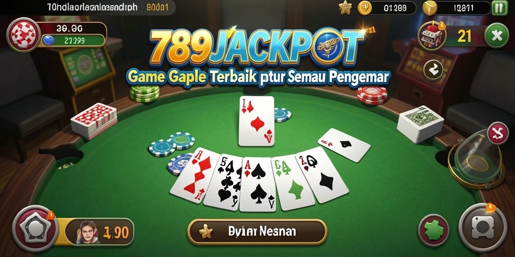 Gameplay seru Gaple di 789JACKPOT.