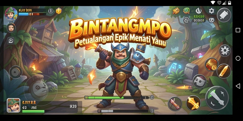 Screenshot gameplay BINTANGMPO dengan grafik yang menakjubkan.
