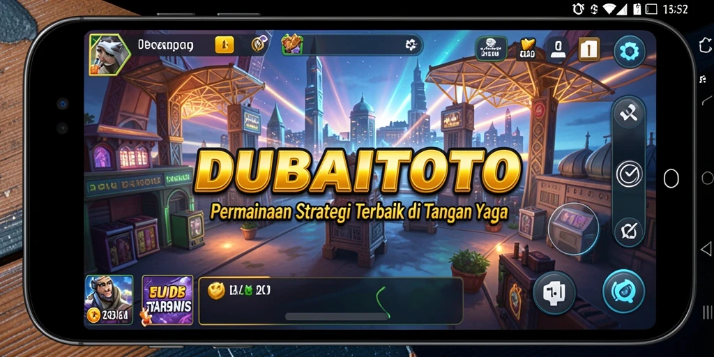 Tangkapan layar menunjukkan aksi strategi seru dalam DUBAITOTO.