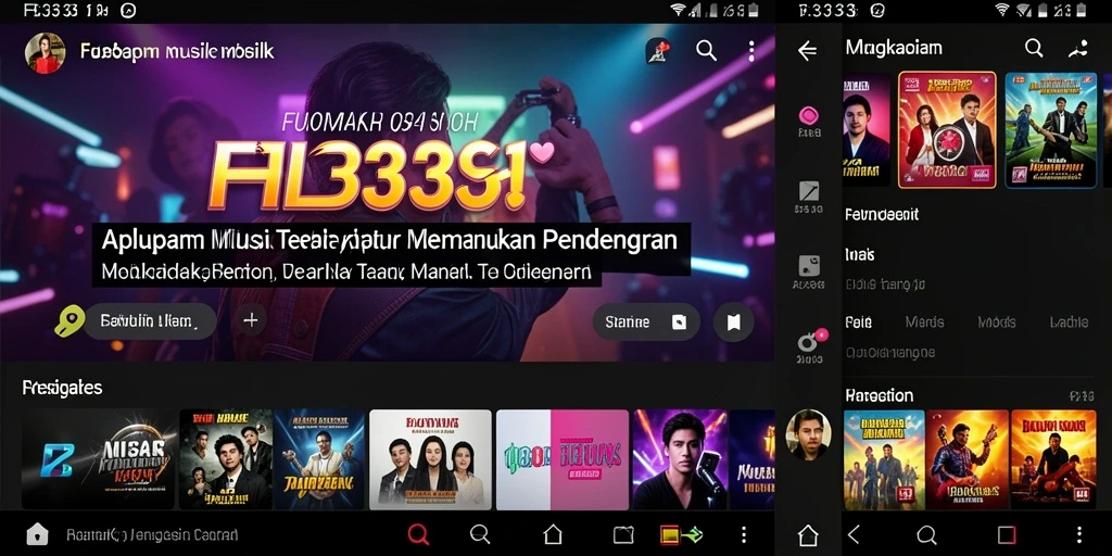 Tangkapan layar FB333 menunjukkan antarmuka pengguna yang interaktif dan menarik.