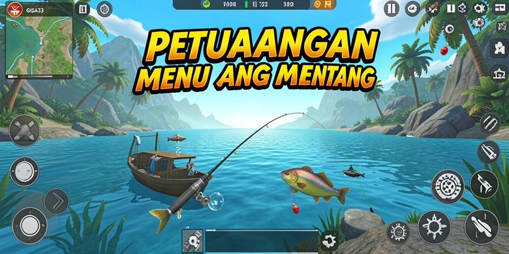 Tangkapan ikan yang menakjubkan dalam gameplay GIGA33.