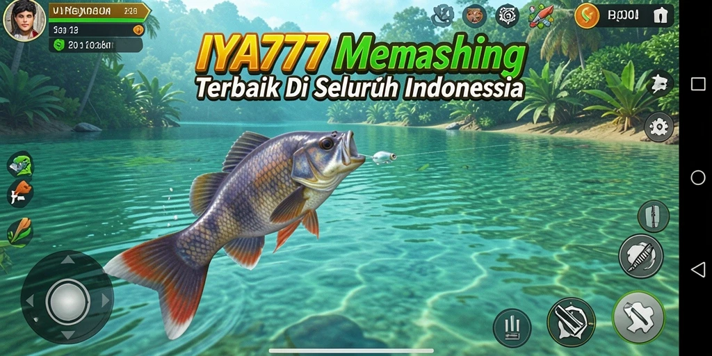 Tampilan gameplay seru IYA777 dengan pengalaman memancing yang realistis.