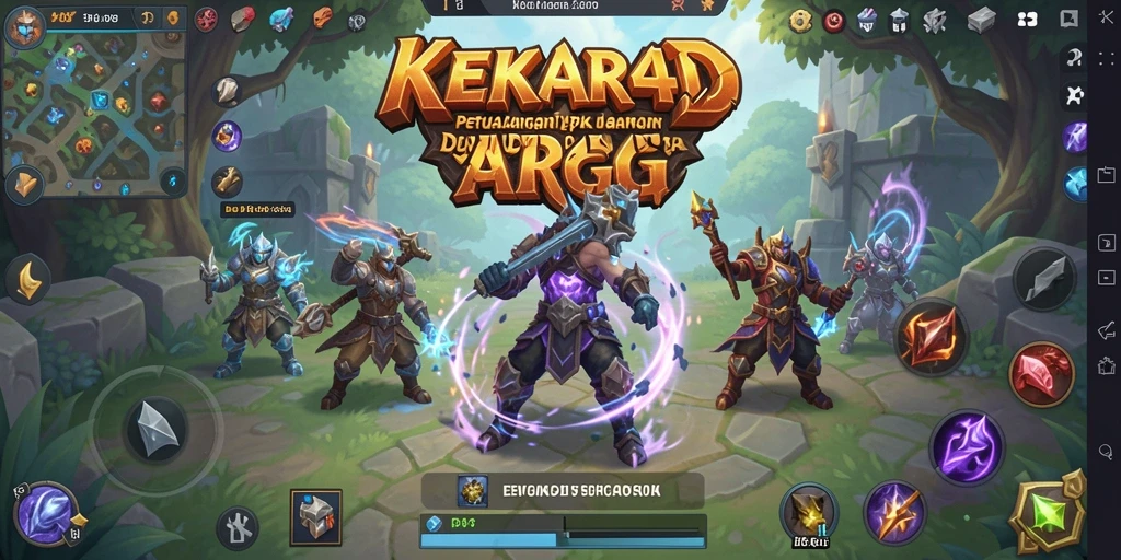 Tampilan gameplay seru dalam KEKAR4D yang menampilkan aksi ARPG.
