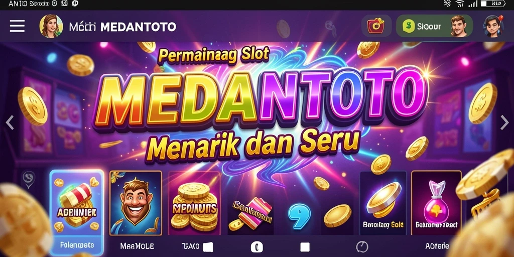 Tampilkan aksi seru dari gameplay Slot MEDANTOTO.