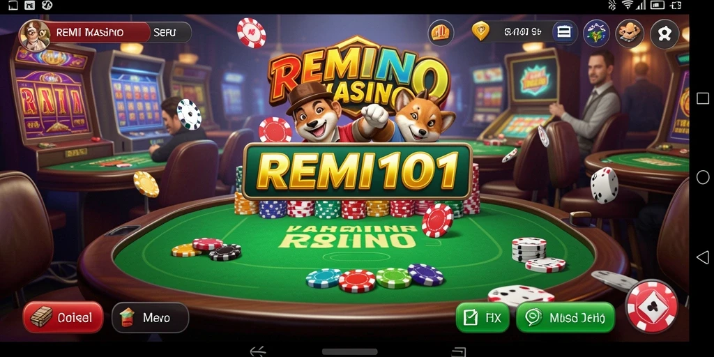 Screenshot dari gameplay seru dan menegangkan di REMI101.