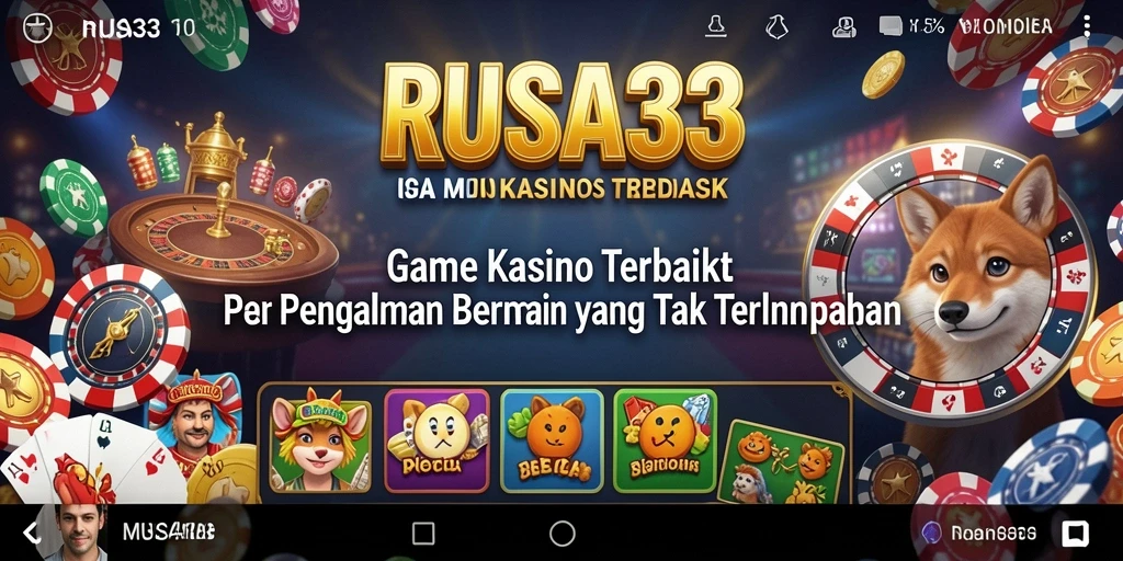 Tampilan gameplay Kasino RUSA33 yang seru dan menarik.