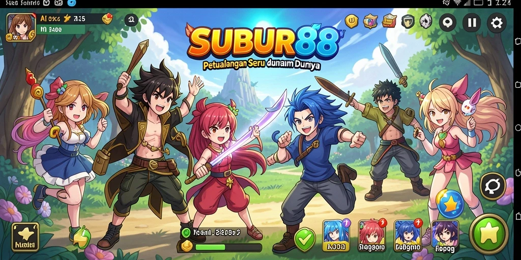 Screenshot SUBUR88 menampilkan aksi seru karakter Anime dalam pertempuran.