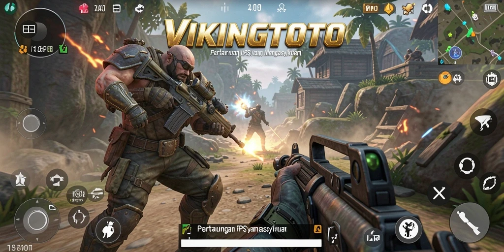 Gameplay seru di VIKINGTOTO dengan aksi tembak-menembak yang mendebarkan.