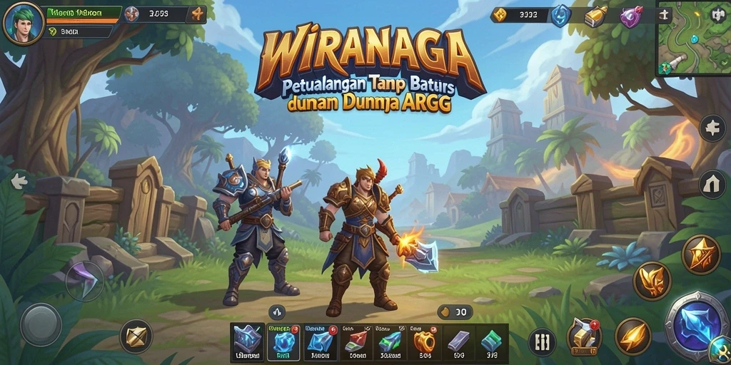 Screenshot gameplay intens di dunia <strong>WIRANAGA</strong> yang menakjubkan.