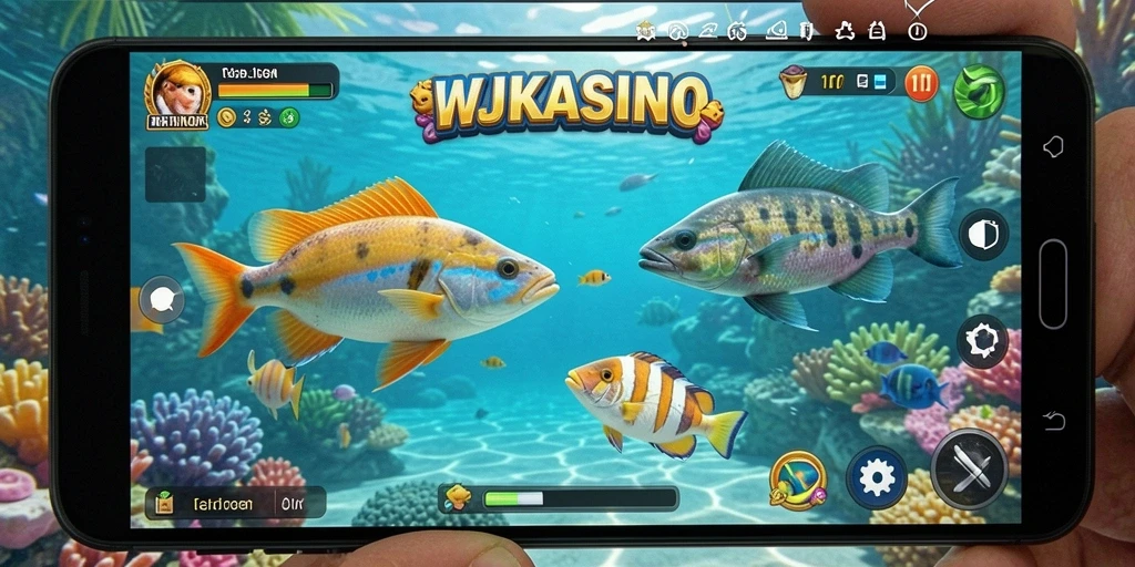 Tampilan gameplay Tembak Ikan yang menarik di WJKASINO.