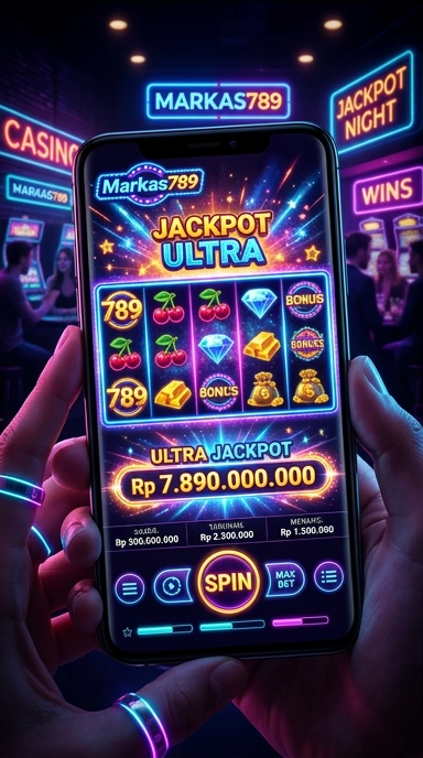 Ilustrasi tampilan utama aplikasi markas789 yang menawan.